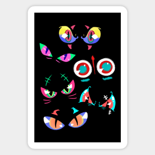 Halloween - Spooky eyes colors Sticker